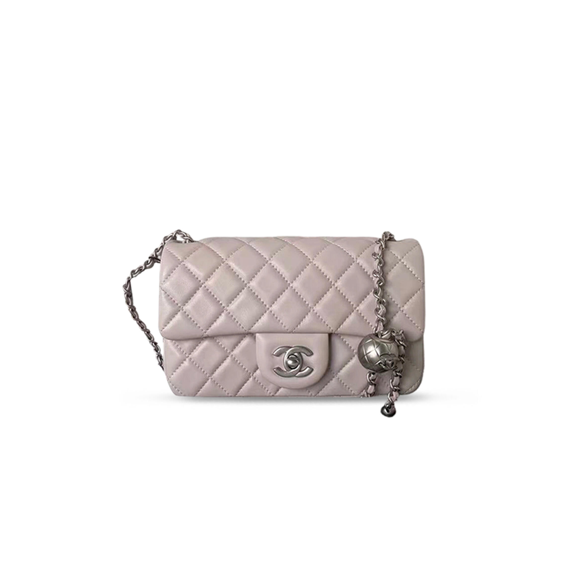 CHANEL MASTER LAMBSKIN QUILTED MINI RECTANGULAR FLAP AS1787 (20*12*7cm)